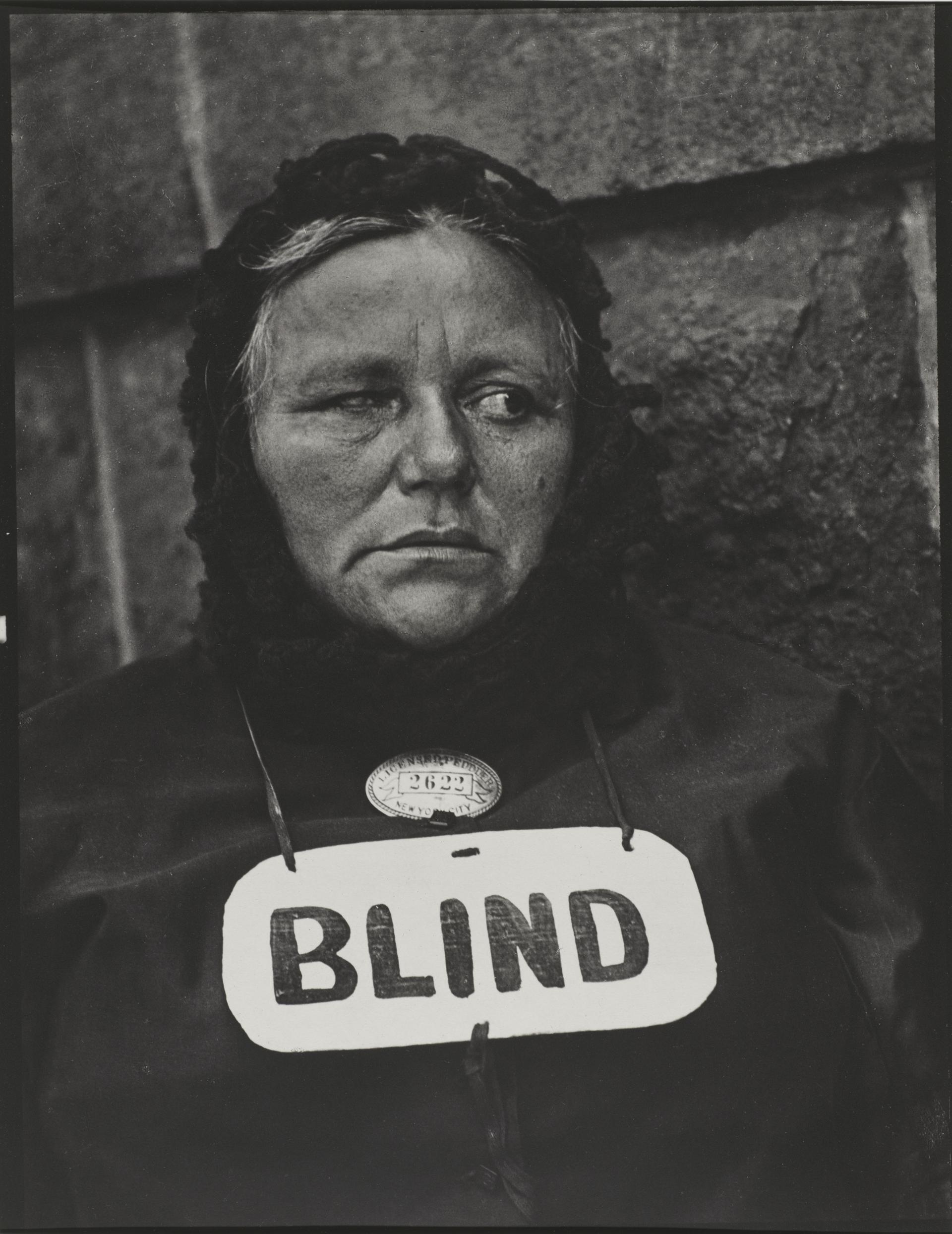Blind Woman, New York, par Paul Strand © (1916) 