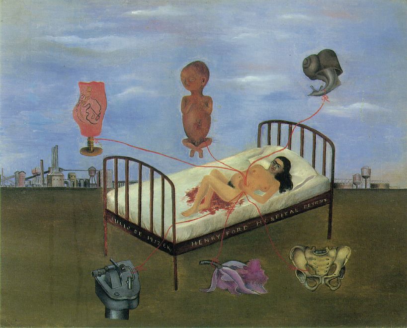 Frida Kahlo, Henry Ford Hospital, Collection Dolores Olmedo Foundation, Mexico City ©