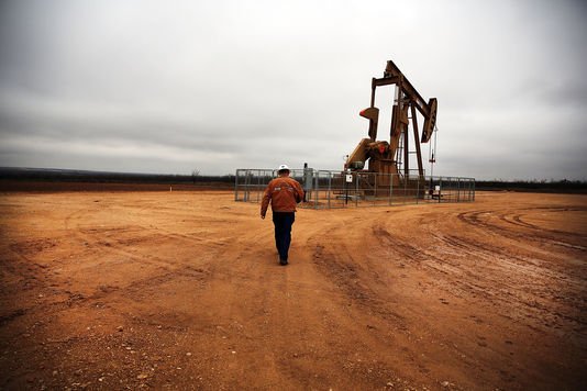 Puits de pétrole, Garden City, Texas © SPENCER PLATT / AFP 