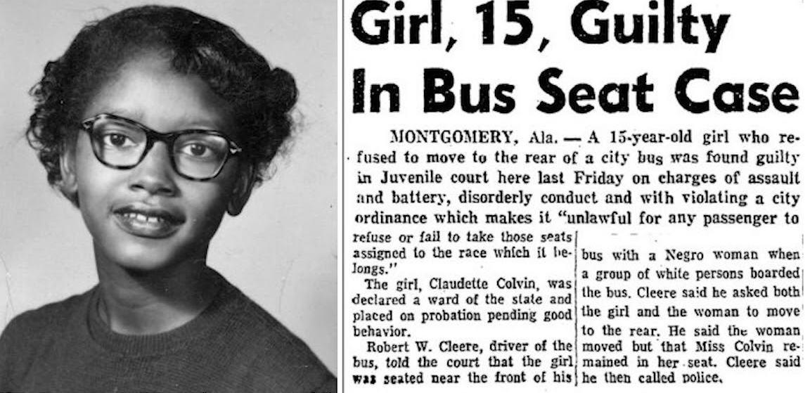 Claudette Colvin, la première a avoir refusé de céder sa place